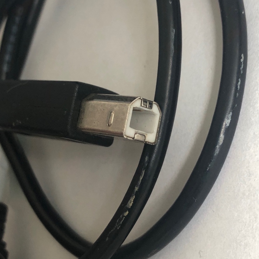 Black Printer Cable - Picture 4 of 5